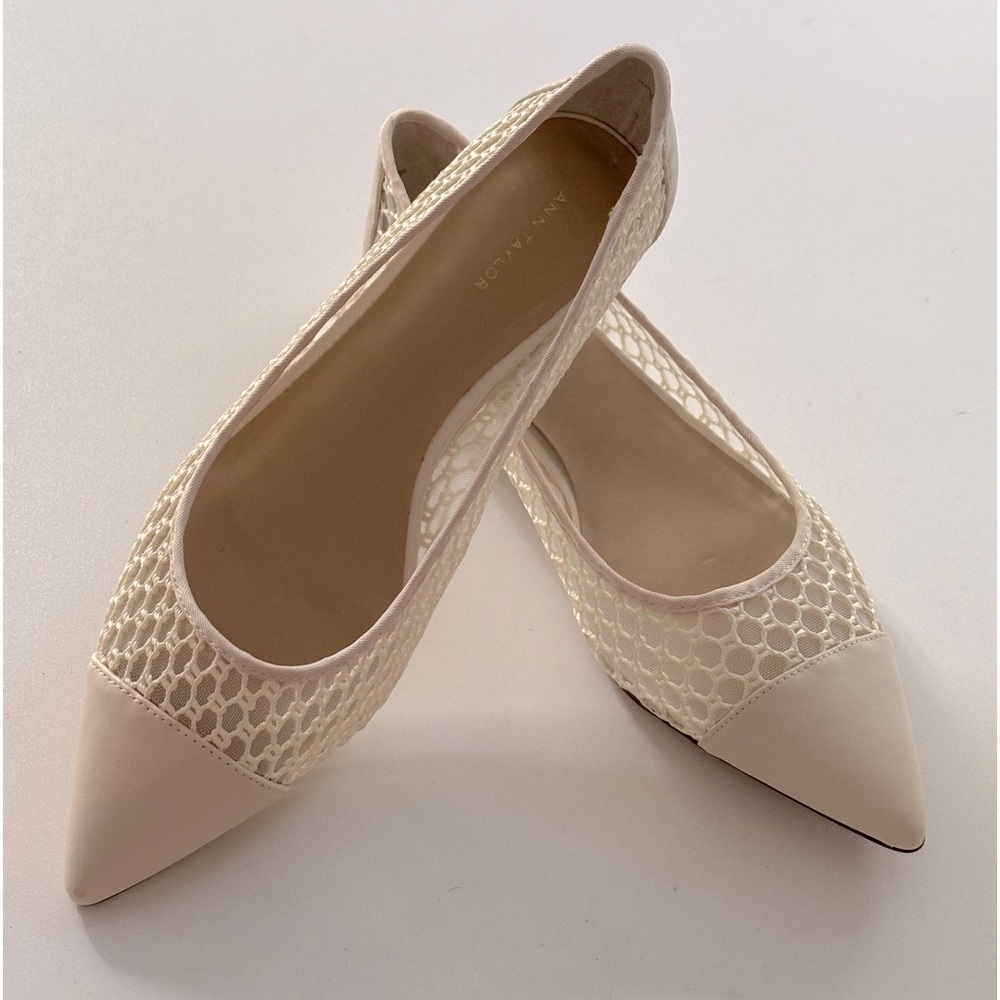 Ann Taylor woven ballet flat – size size 8